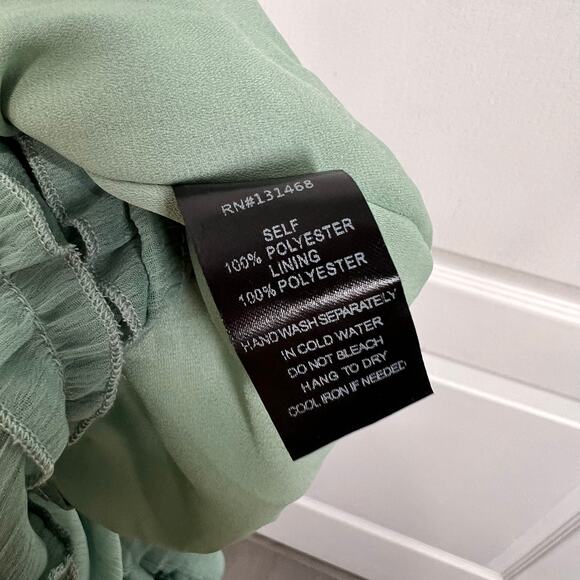 VICI Chiffon Ruffle Tiered Maxi Dress Women's Size Medium NEW NWT - Picture 11 of 12